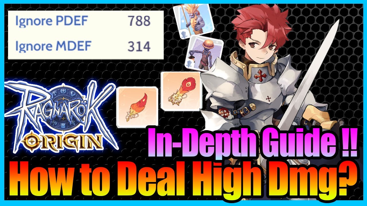 Real ULTIMATE Dmg Boost Guide!! Included IGNORE DEF Formula!! [Ragnarok Origin Global]