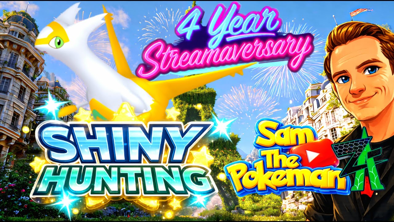 Hunting Shiny Latios and more! - 4 Year Streamavesary!! (Portrait)
