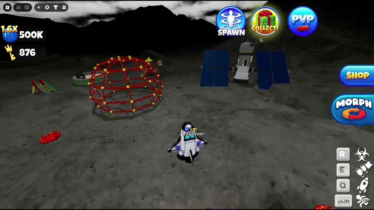 infected space baby playground in morph world