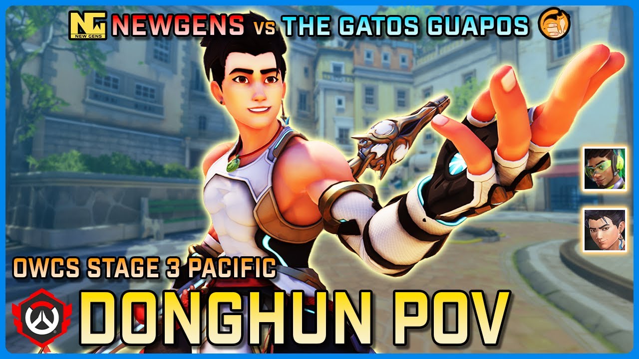 [ D0nghun ] FIRST LOOK at PRO WUYANG play | Newgens vs The Gatos Guapos | OWCS Pacific Stage 3