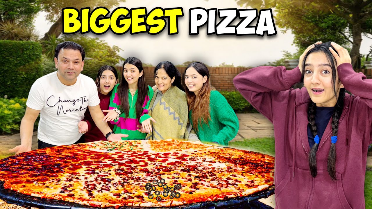 We Ate The Biggest Pizza Of Pakistan 😱| Hira ney mera bank account khali krdia 😭| Sistrology