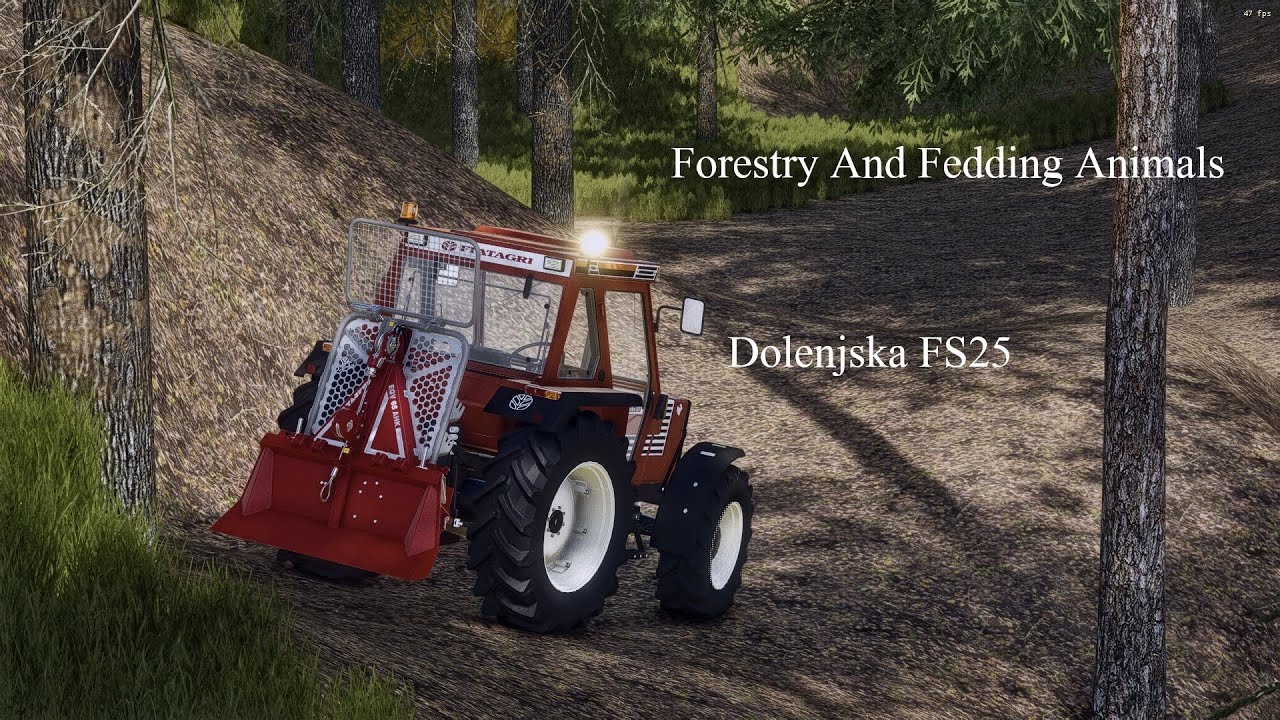 Forestry Work And Animal Fedding In Slovenia.FS25/UTH