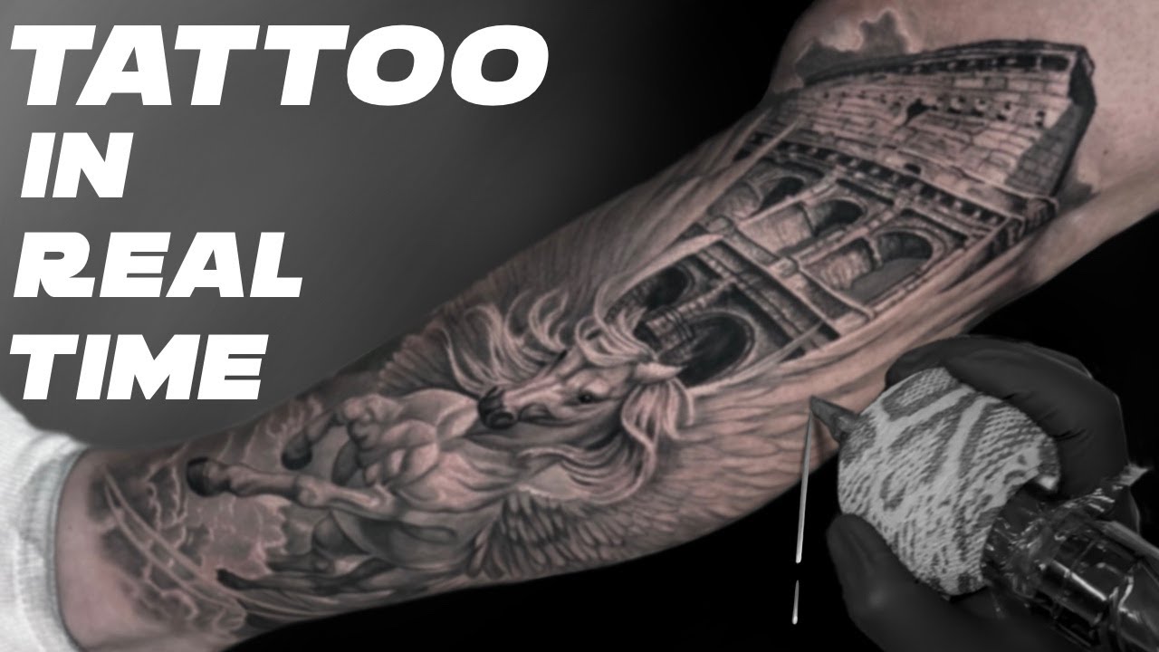 PEGASUS TATTOO | IN REAL TIME | CHRIS SINCLAIR TATTOOS