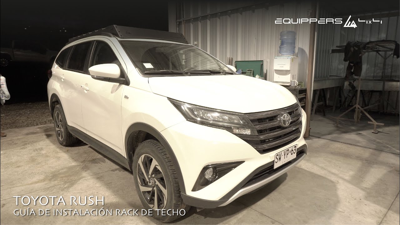 TOYOTA RUSH, tutorial de instalación rack de techo.