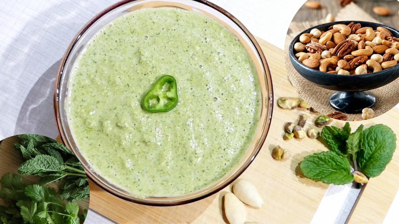 The Best Mint Dry Fruits Chutney Recipe | Ramadan Special Recipe