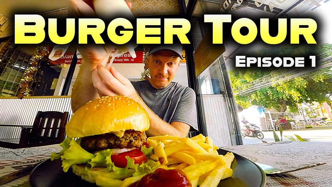The Ultimate 10-Day Burger Challenge! 🇹🇭 Best Burgers in Chiang Mai, Thailand