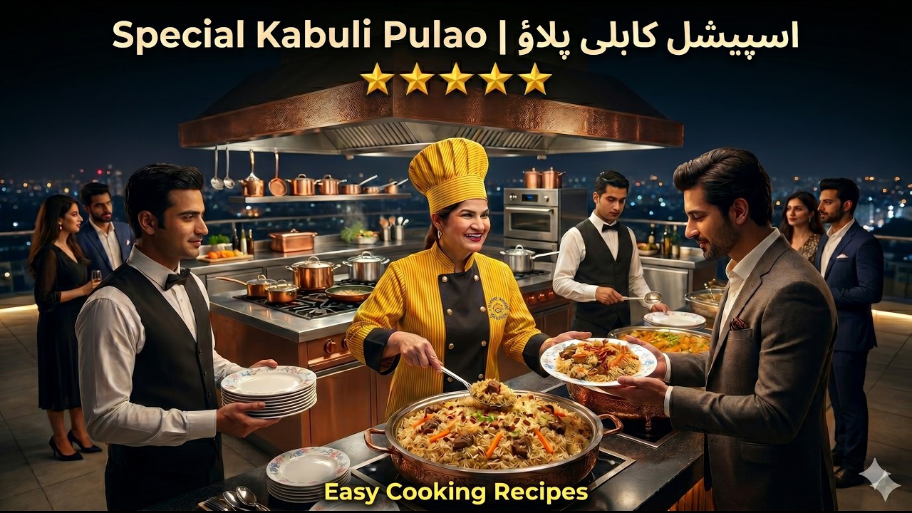 Afghani Kabuli Pulao Recipe - National Dish of Afghanistan
