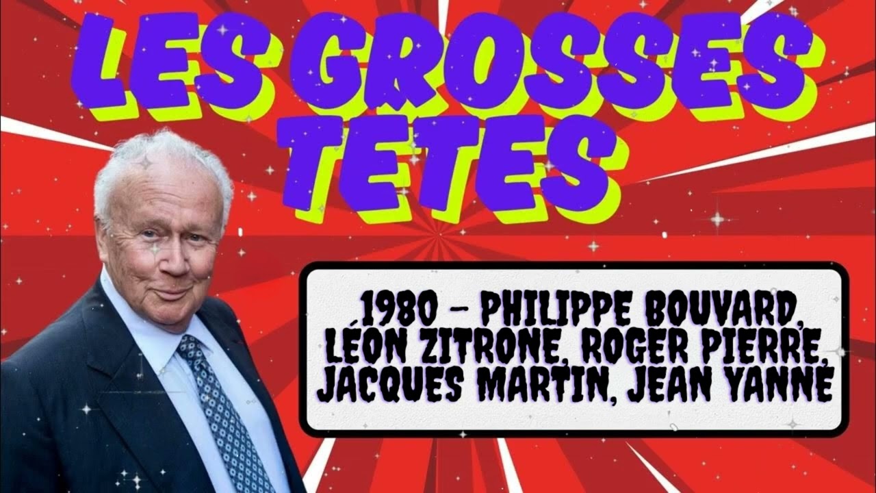 1980 - Philippe Bouvard, Léon Zitrone, Roger Pierre, Jacques Martin, Jean Yanne