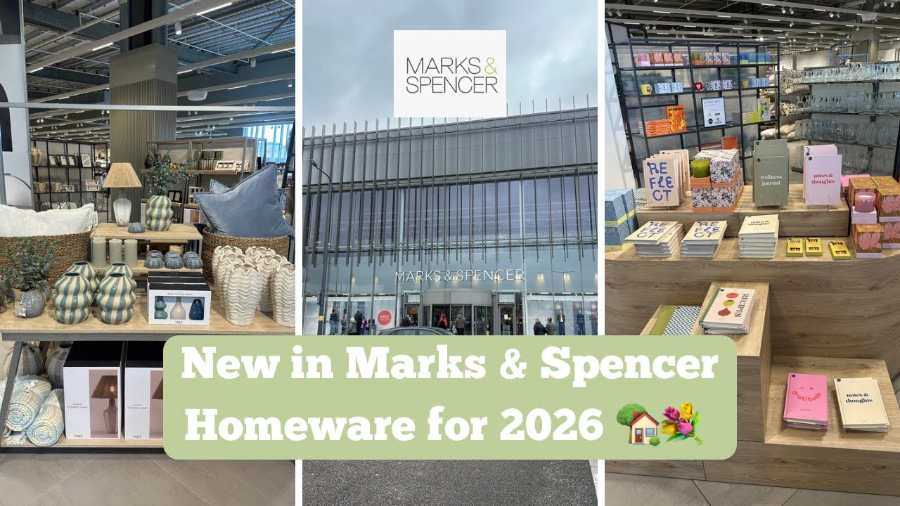 What’s NEW In M&S Home 2026 🏡🤍 Marks and Spencer Spring Home Decor, Bedding & Homeware Finds 💐