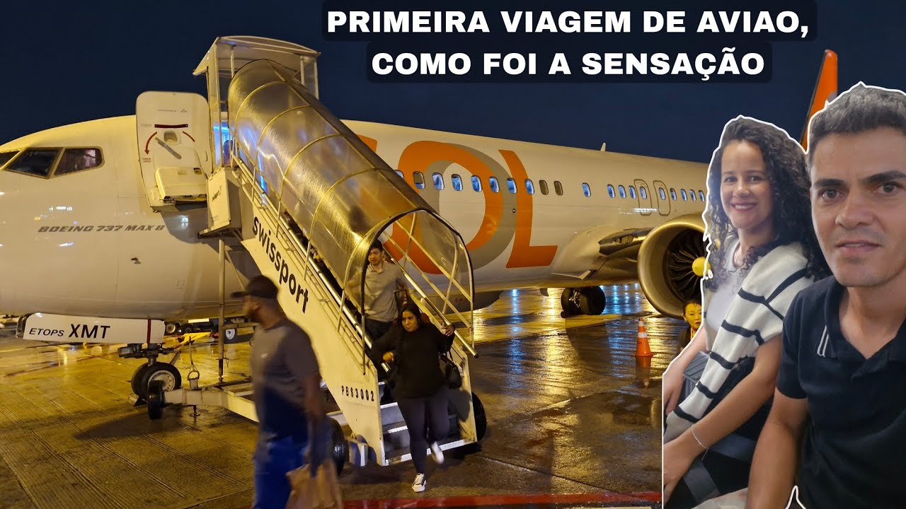 NOSSA PRIMEIRA VEZ DE AVIÃO