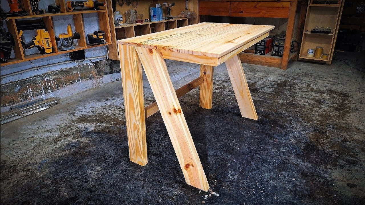 มาทำโต๊ะสักตัว #diy #woodworking #woodidea #wood #สอนทำงานไม้ 