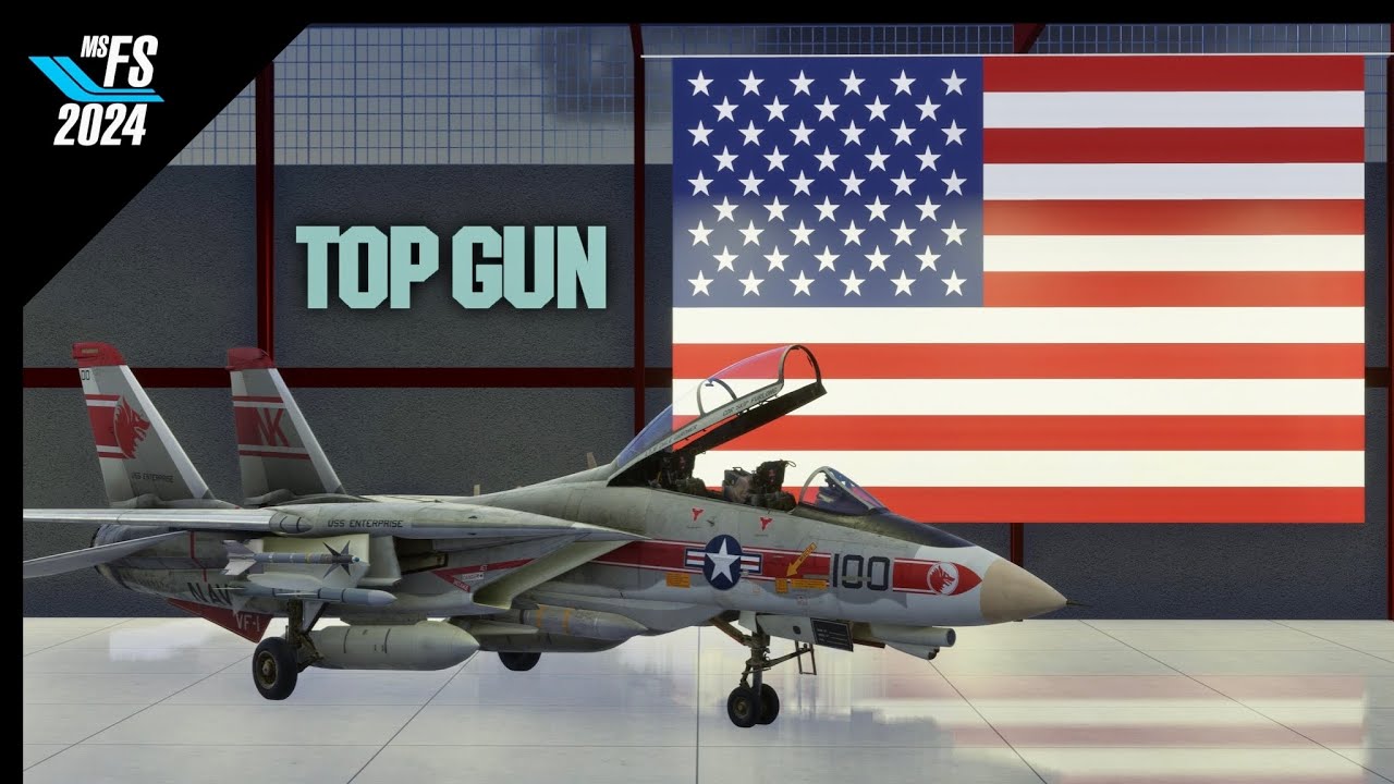 MSFS2024 | IFE F-14 Tomcat | Top Gun Patrol Over Miami | FSRealistic | Max Settings Ultra 
