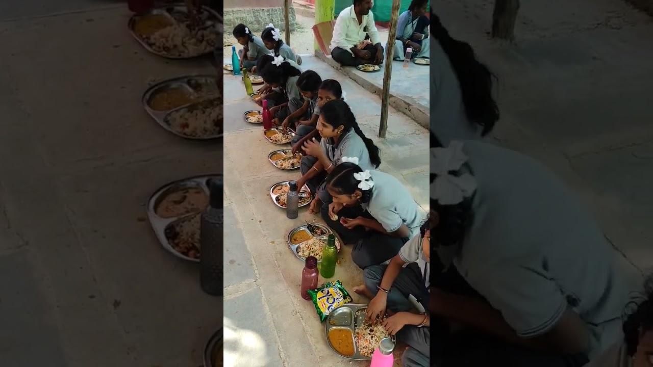 Sugureshwara School || Food for life ll ISKCON Raichur
