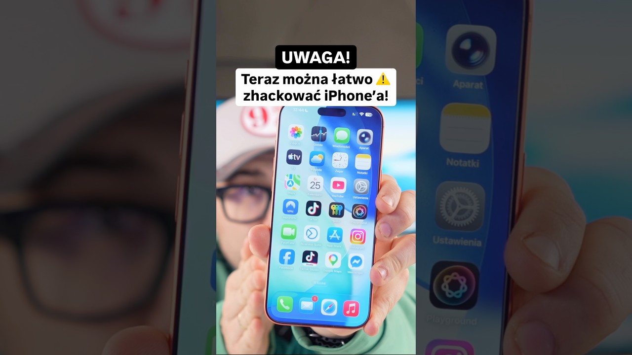 Uwaga⚠️Od teraz można łatwo zhackować iPhone&rsquo;a