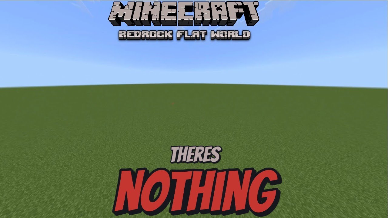 We Played Minecraft Bedrock Flat World | Part 1