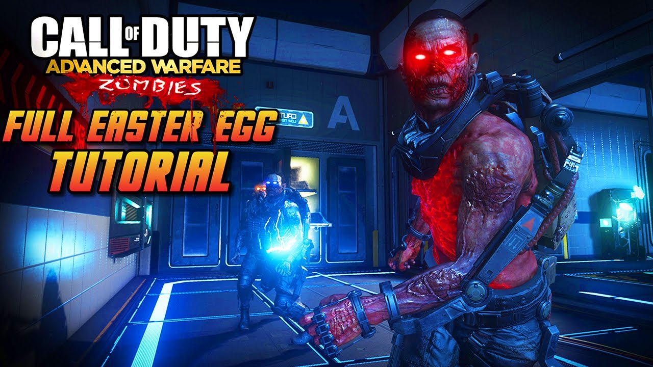 كيفة حل لغز ماب اوت بريك كامل Advanced Warfare Exo Zombies Easter Egg