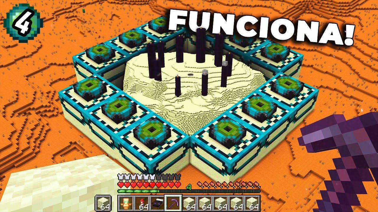 Construí el PORTAL al End MÁS GRANDE de Minecraft