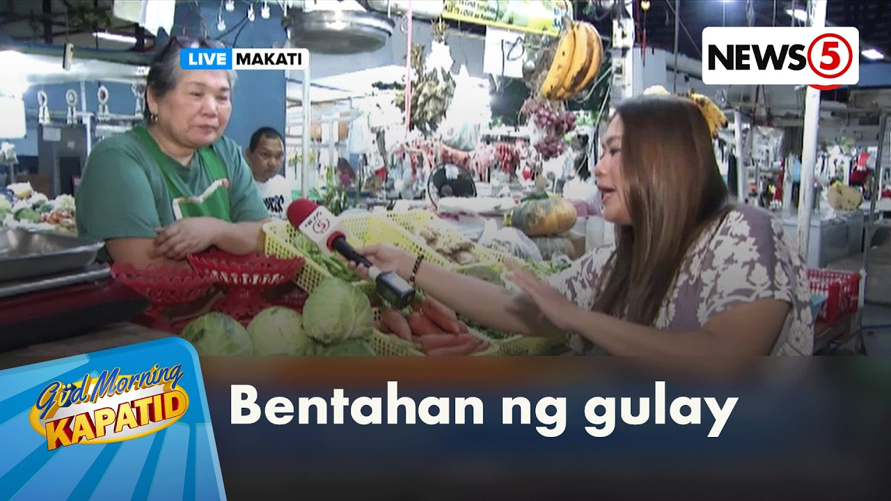 Larga: Bentahan ng gulay sa Poblacion Public Market | Gud Morning Kapatid
