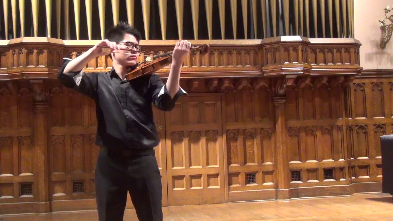 PISENDEL Sonata for Violin Solo in A Minor (1st and 2nd movements) | Alan Choo, violin