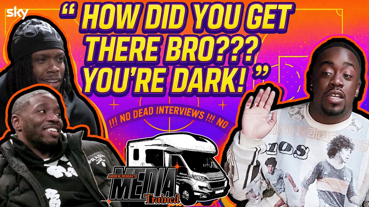 Krept and Konan SHOCKED by Andrew Mensah’s Premier League Rap | Andrew Mensah’s Media Trained