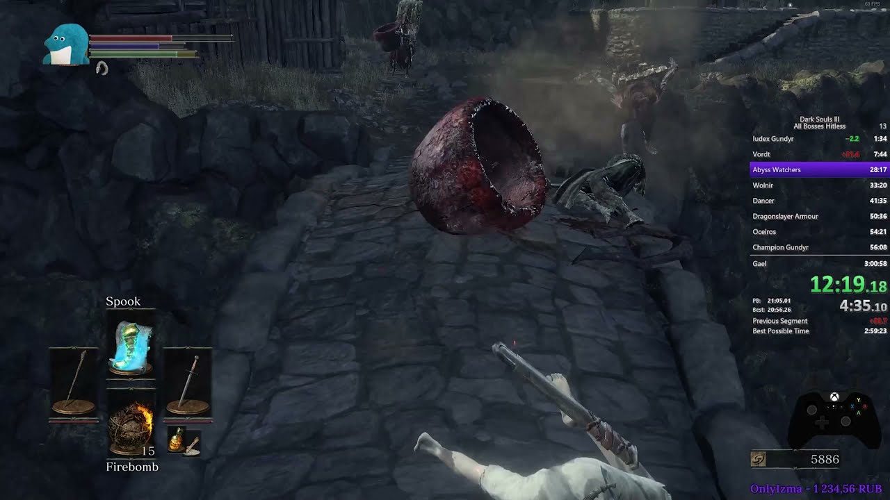 All Bosses Hitless speedrun in 2:43:17 (2 Hits)