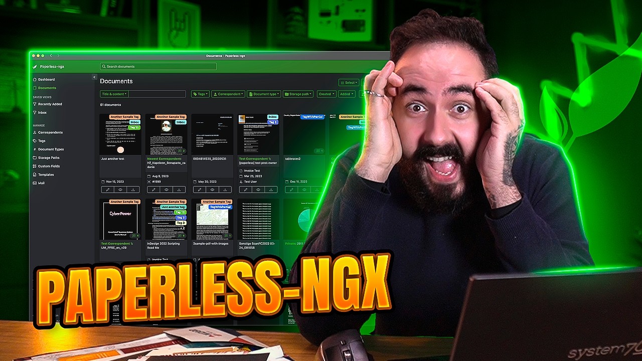 Digitalize sua Vida de Modo não Horrível - Paperless NGX