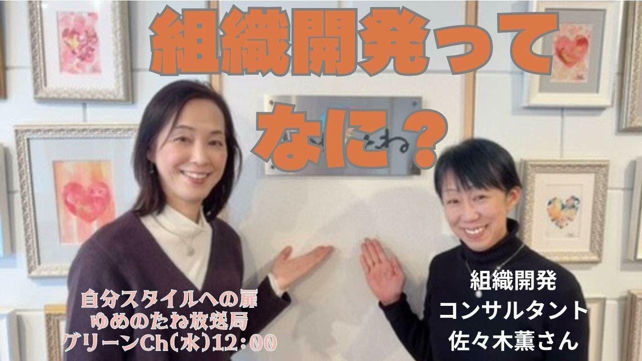 あなたの会社は大丈夫？組織開発ってなんだ？みんなが自分らしく働くために：自分スタイルへの扉＃６７