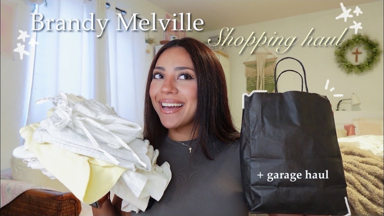 Brandy Melville shopping haul | +garage ⭐️