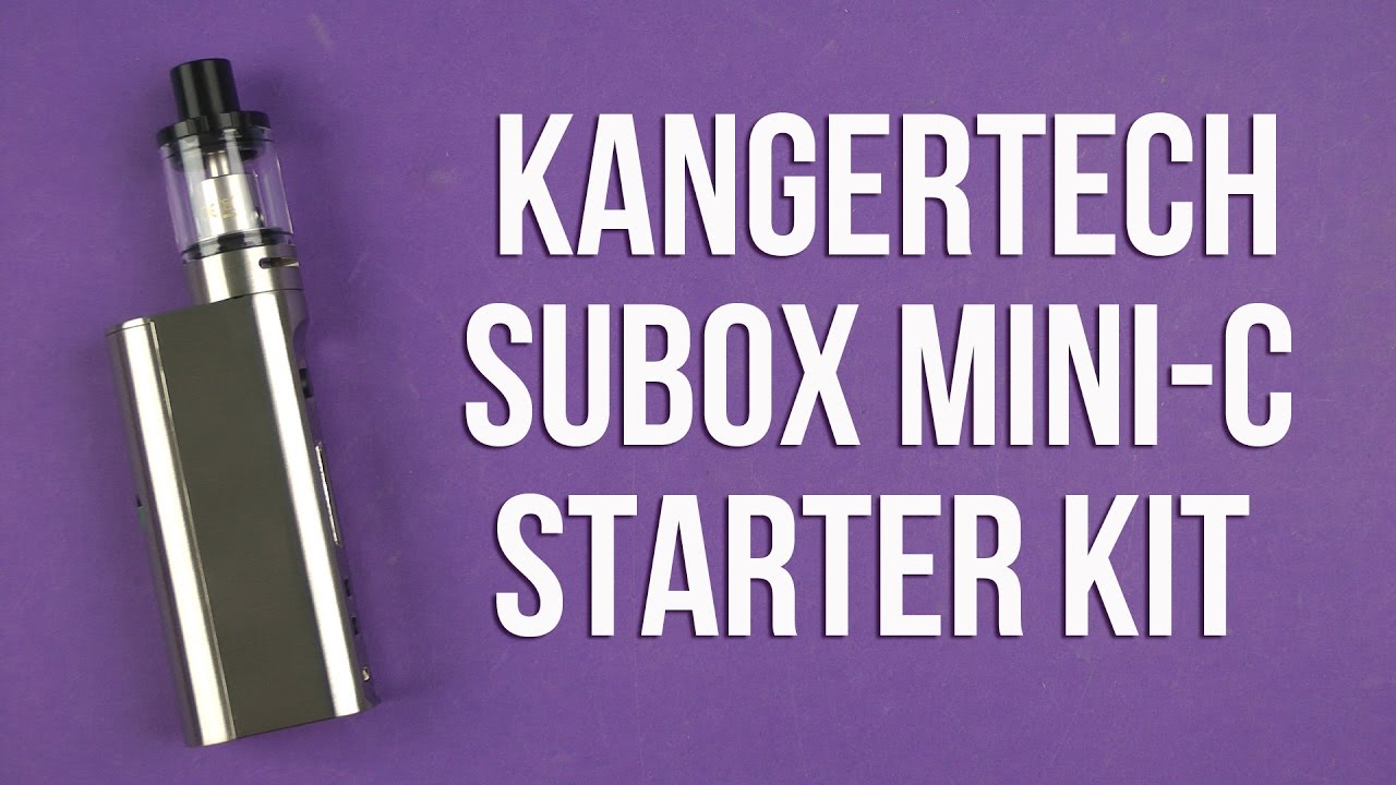 Распаковка Kangertech Subox Mini-C Starter Kit Silver KRSBM-CS