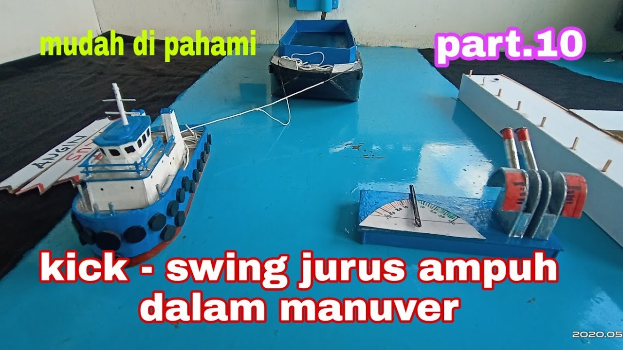 Olah gerak kapal dengan KICK - SWING wajib di pelajari ya...!!