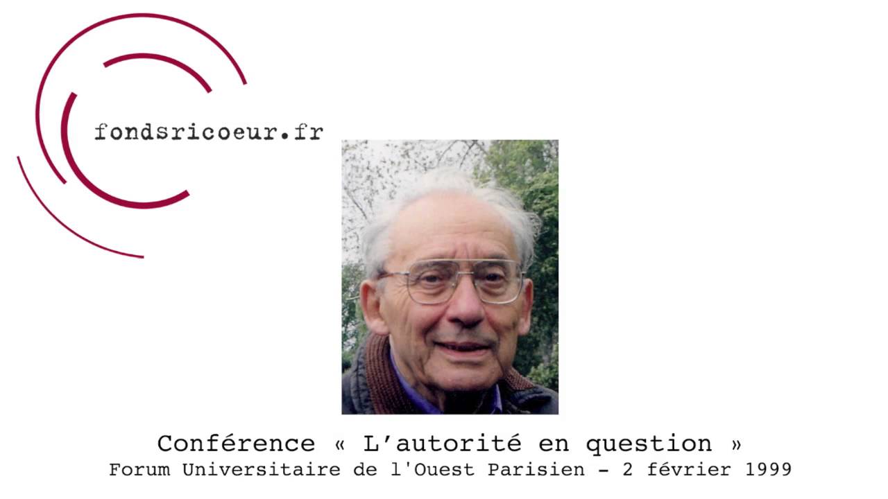 Paul Ricœur : Conférence 