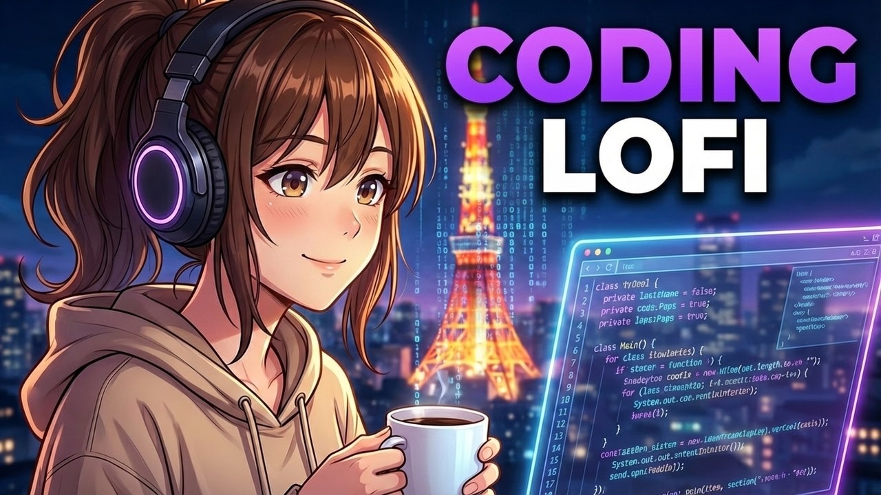 Vibe Coding LoFi 🌙 Chill Beats for Deep Focus & Flow | Cozy Beats