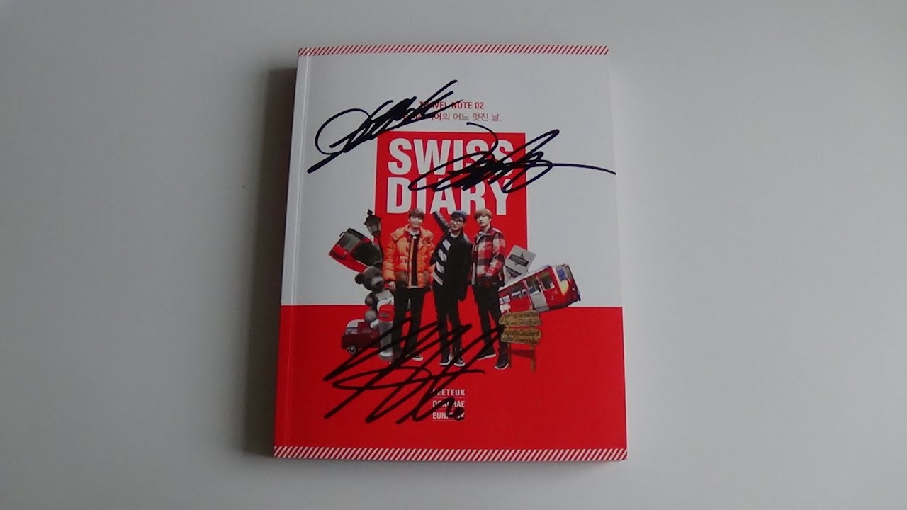 Unboxing Super Junior 슈퍼주니어 Travel Note 02 Swiss Diary