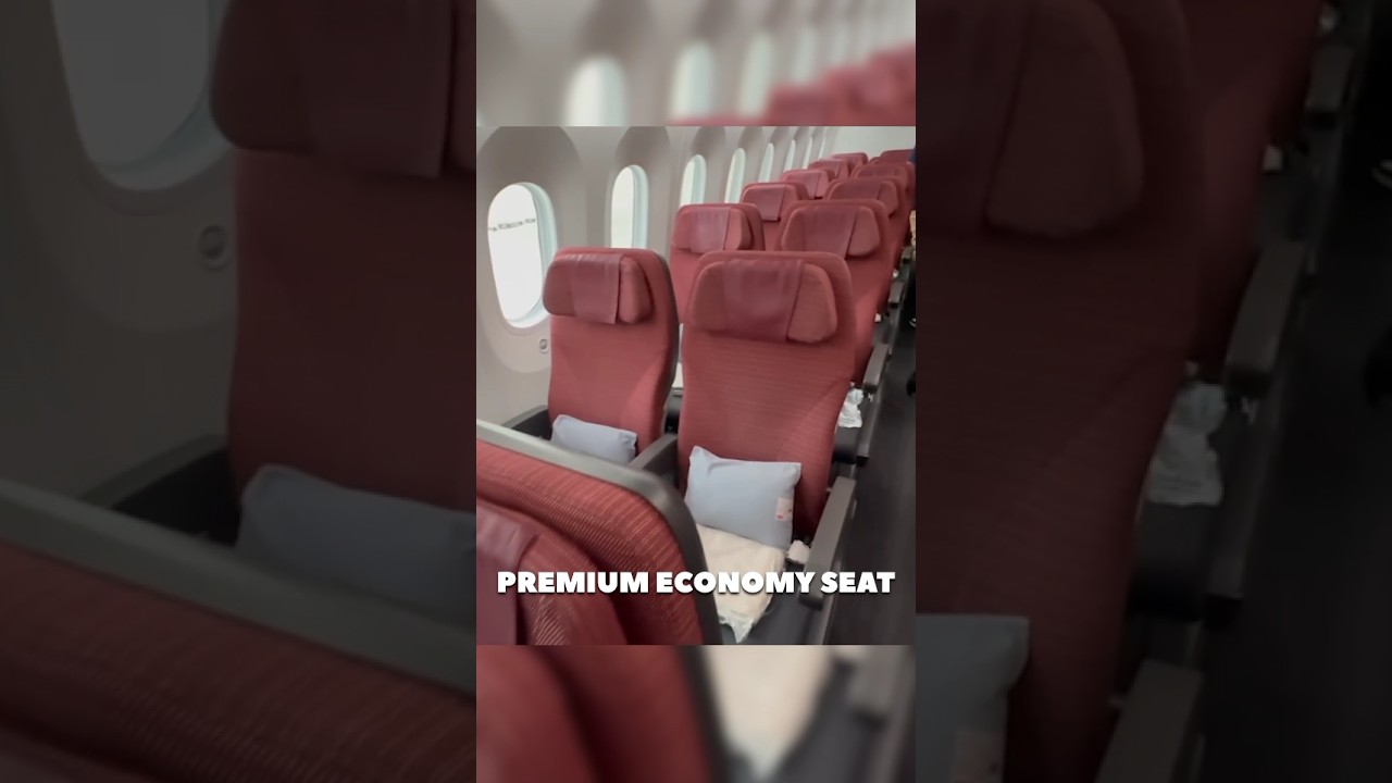 Japan Airline - Premium Economy Class Seat || #japan #japanairline #businessclass #viral #train
