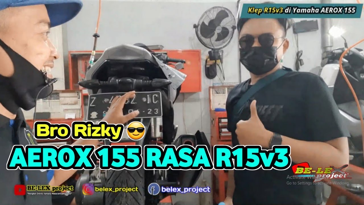 Upgrade Yamaha AEROX 155 Pasang KLEP & PISTON R15v3 [ Mekanik Yamaha ]