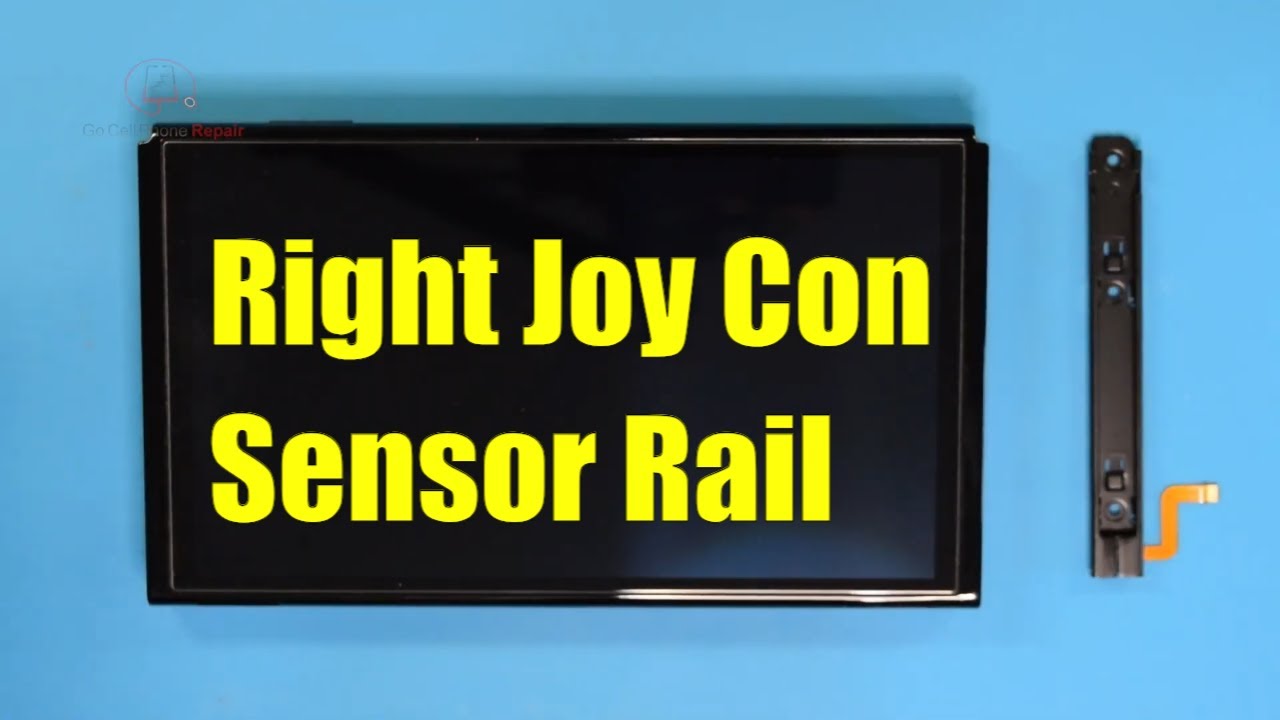 Замена направляющей правого сенсора Joy Con на OLED-дисплее