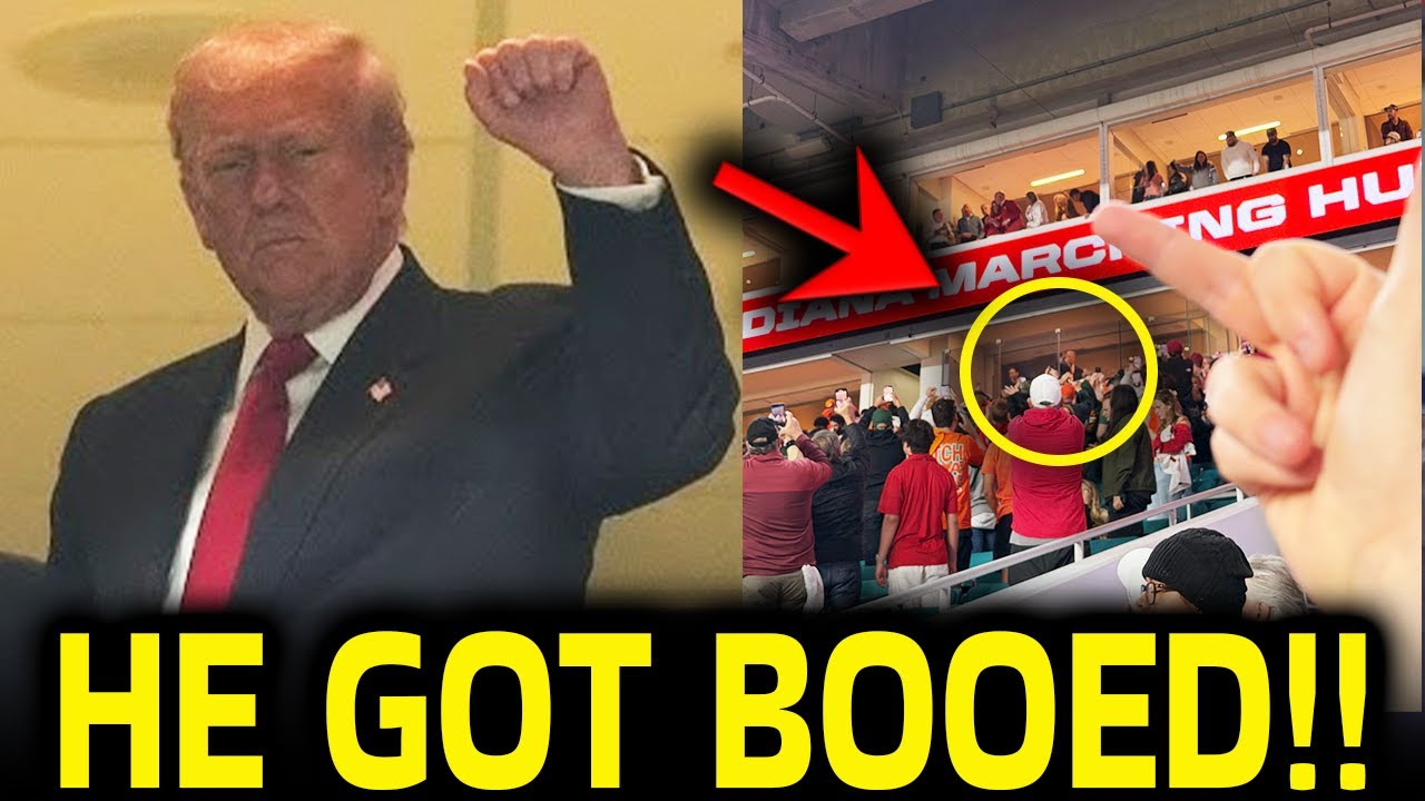 Трампа освистали на финальном матче национального чемпионата.