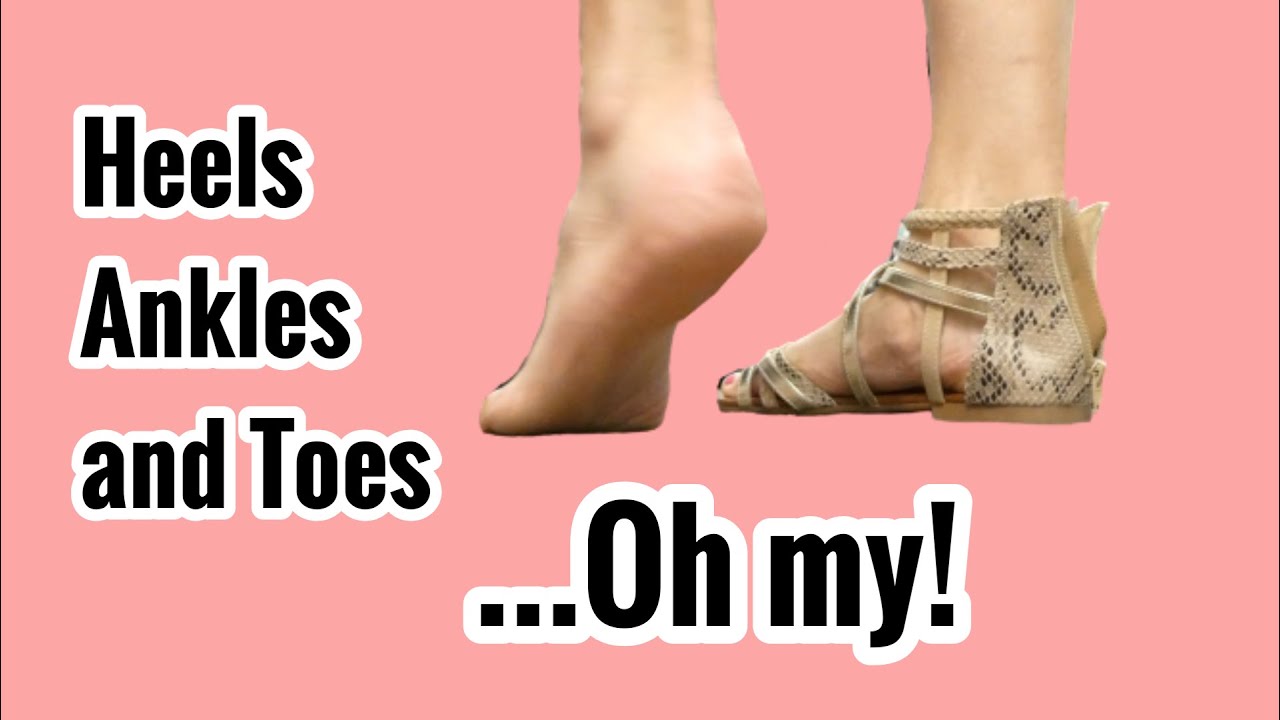 Trying on Strappy Sandals | Bare Feet