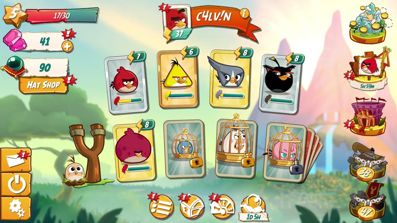 Angry Birds 2 gameplay.