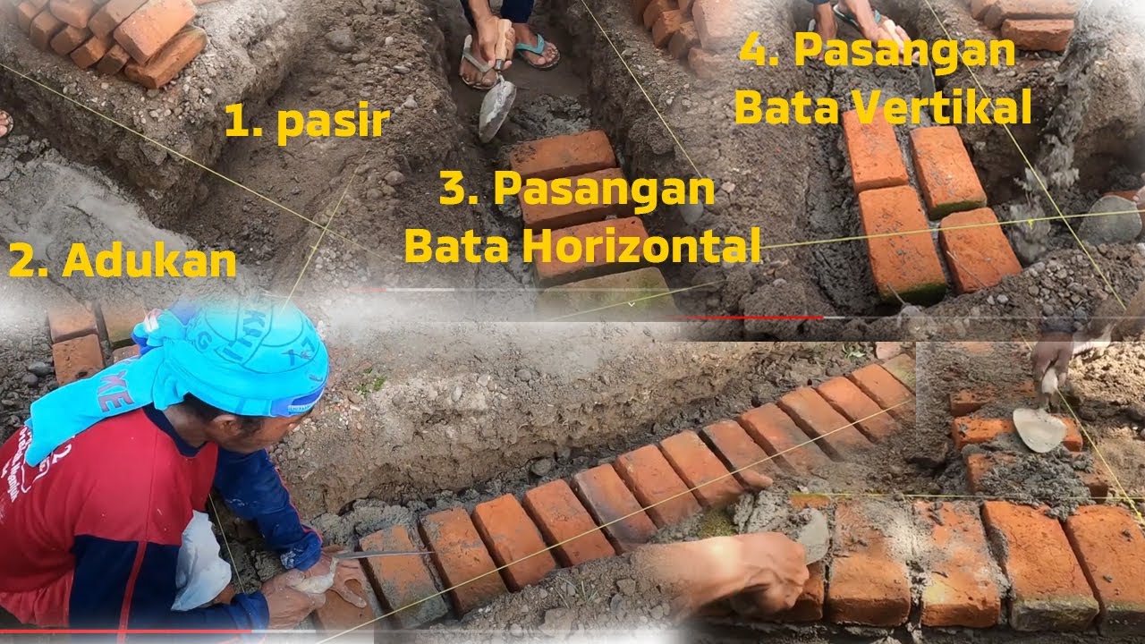 PONDASI BATA MERAH | BRICK FOUNDATION