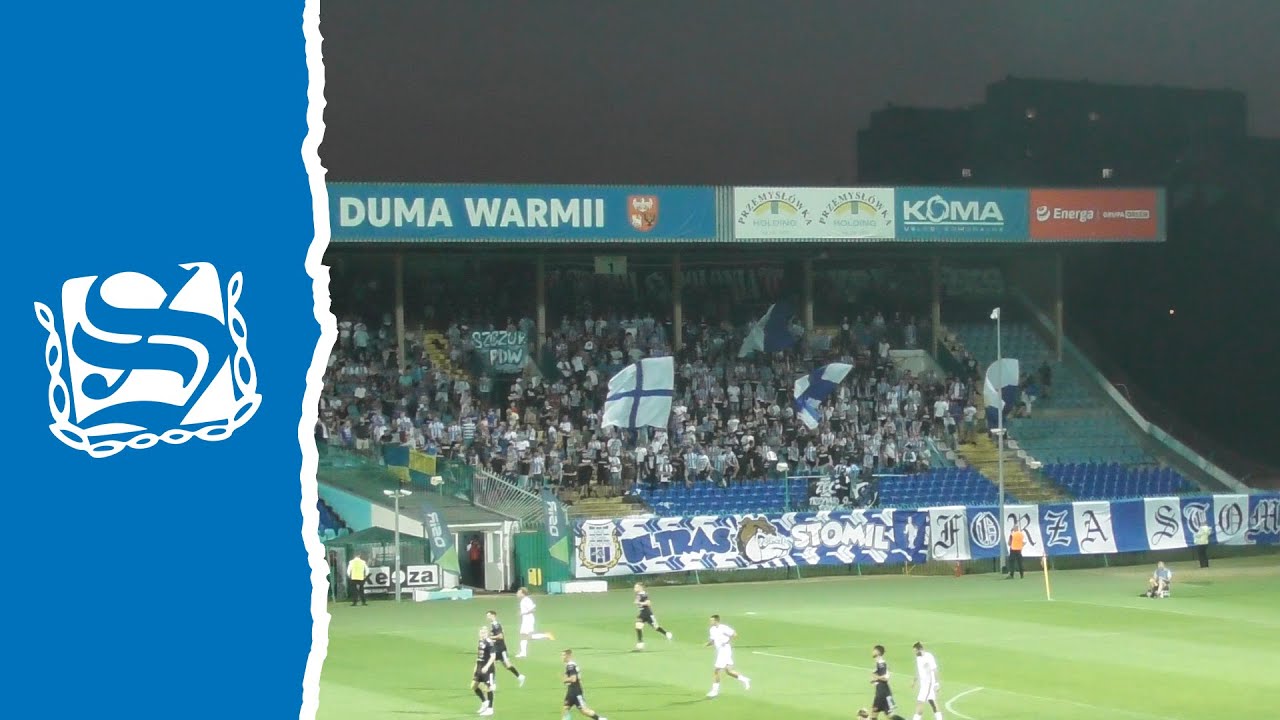 🎥 Doping kibiców Stomilu Olsztyn na meczu z Wigrami Suwałki (7.09.2024  r.)