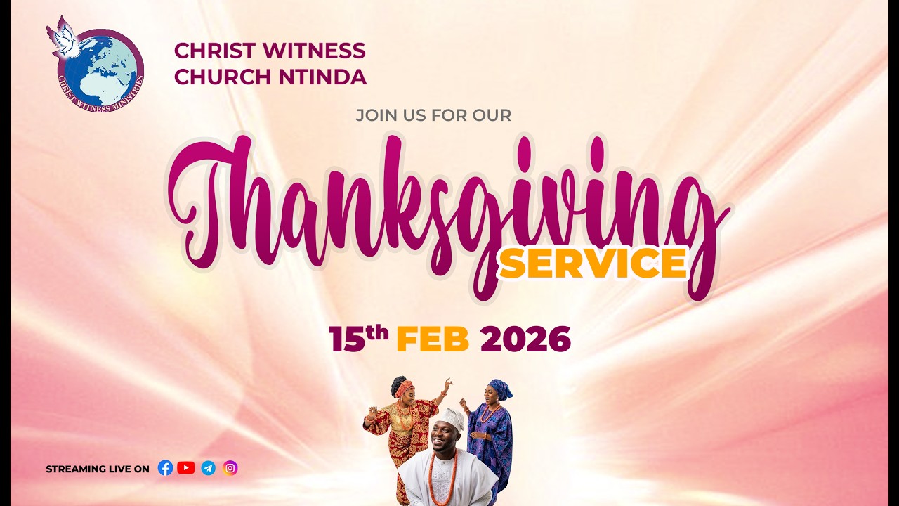 ANNUAL THANKSGIVING SERVICE 2026