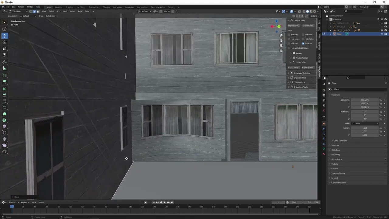 Interior für ein Haus / MLO erstellen | Blender Sollumz Tutorial | FiveM Mapping