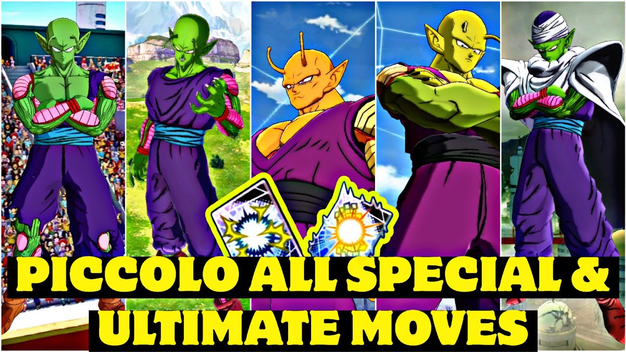 PICCOLO ALL SPECIAL & ULTIMATE MOVES 🔥!!! IN DRAGON BALL LEGENDS
