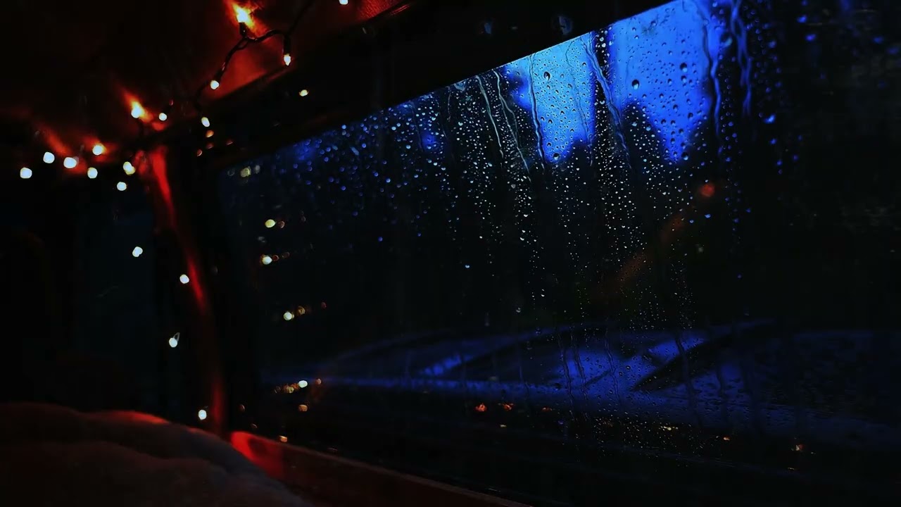 Chuva relaxante com trovões suaves 🌧️😴 Durma rápido, acalme a mente e tenha um sono profundo.