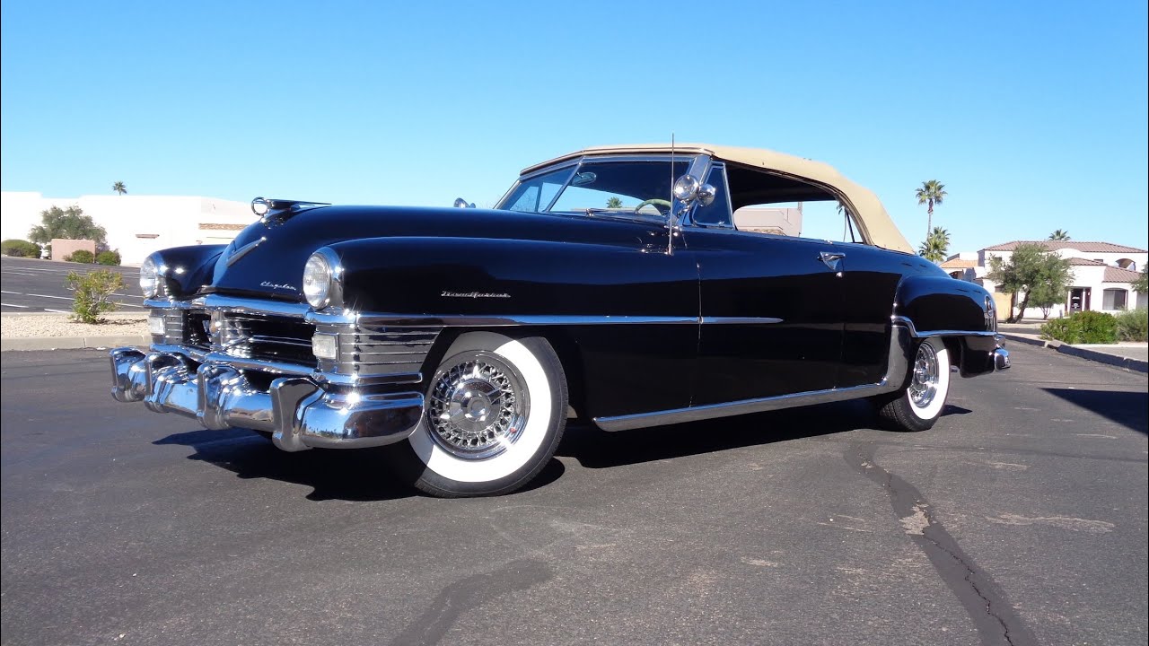 1952 Chrysler New Yorker Convertible in Black & Ride on My Car Story with Lou Costabile