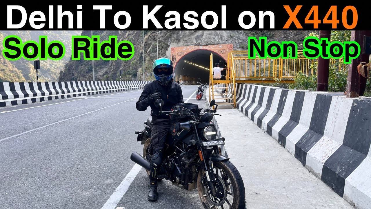 DELHI TO KASOL NON STOP ON HARLEY X440