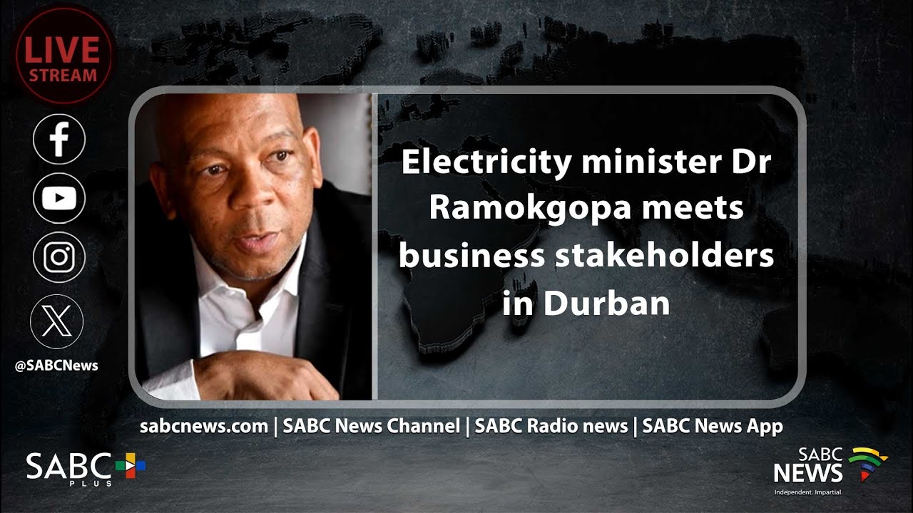 Minister Kgosientsho Ramokgopa meeting with business stakeholders in Durban