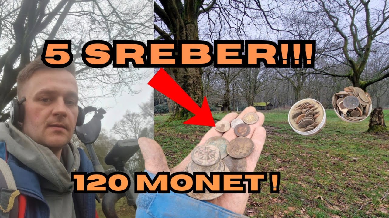 Zmiana planu… ale było warto! 120 monet i 5 sreber – #poszukiwania  wykrywaczem 