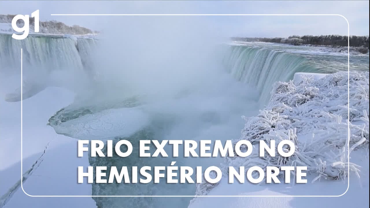 Frio extremo vem tomando o Hemisfério Norte; veja imagens impressionantes